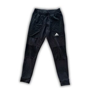 Adidas Men's Black Jogger Activewear Pants Drawstring Elastic Waist Pockets